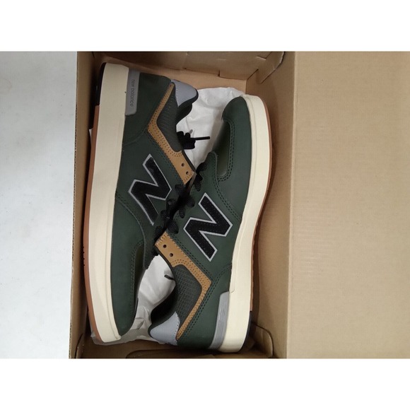 New Balance Men's All Coasts 574 V1 Sneaker, Forest/Tarnish, 6 Wide US - Picture 8 of 8